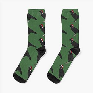 Christmas Crow Socks