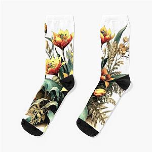 Orbea lutea (Yellow Carrion Flower) Socks