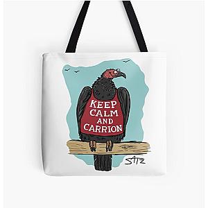 Keep calm and carry on Carry Over All Print Tote Bag
