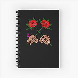 Eladio Carion Merch Sauce Boyz Rose Spiral Notebook