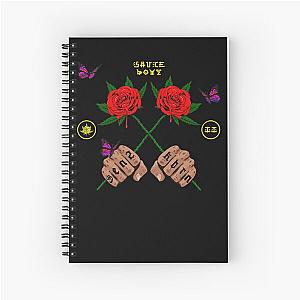 Eladio Carrion Merch Rose Spiral Notebook