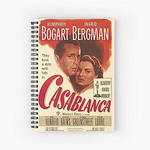 Casablanca 1942 Movie Spiral Notebook