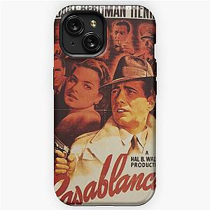 Vintage Movie Poster Casablanca iPhone Tough Case