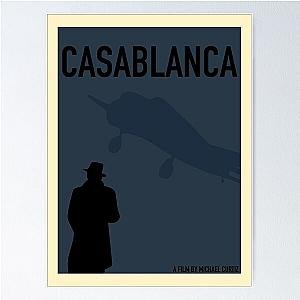 Minimalist Poster Inspired by Casablanca  Poster