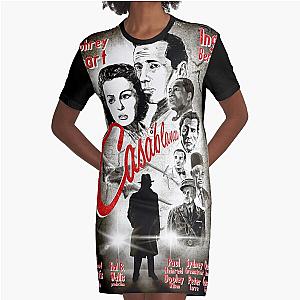 CASABLANCA Vintage style movie poster Graphic T-Shirt Dress