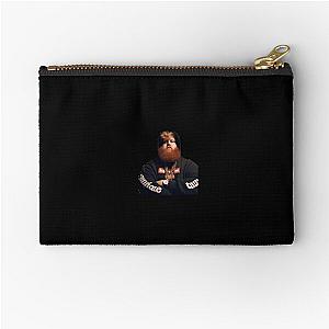 Caseoh Face, Black woody , caseoh Hair , caseoh's kitty Zipper Pouch