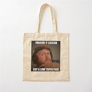 Caseoh Hair Meme Cotton Tote Bag
