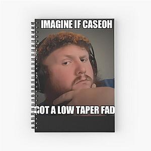 Caseoh Hair Meme Spiral Notebook