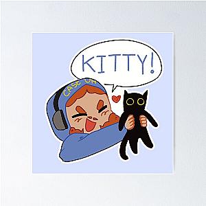 Caseoh kitty Poster
