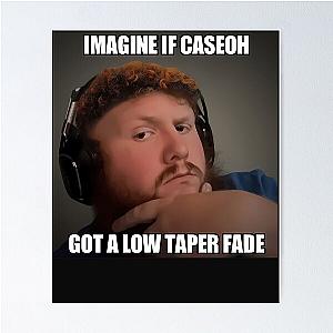 Caseoh Hair Meme Poster