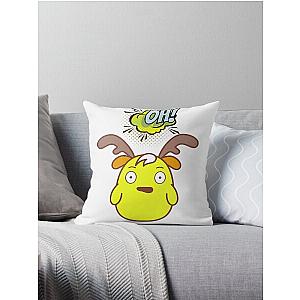 Caseoh funny face Throw Pillow