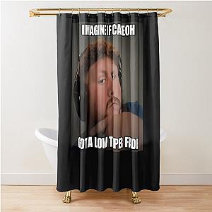 Caseoh Hair Meme Shower Curtain