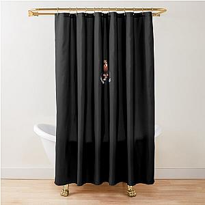 Caseoh Face, Black woody , caseoh Hair , caseoh's kitty Shower Curtain