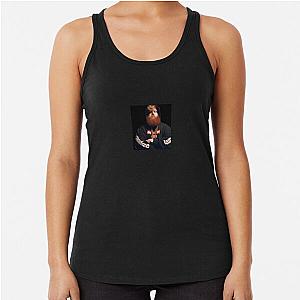 Caseoh Face, Black woody , caseoh Hair , caseoh's kitty Racerback Tank Top