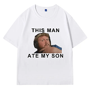 Caseoh This Man Ate My Son Funny Meme Graphic T Shirt