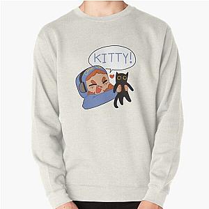 Caseoh kitty Pullover Sweatshirt