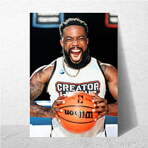 Basketball Streamer Cash Nasty Posters