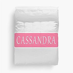 Cassandra Girls Name Duvet Cover