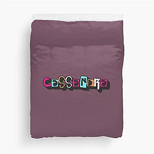 Cassandra Custom Birthday Name Duvet Cover