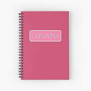 Cassandra Girls Name Spiral Notebook