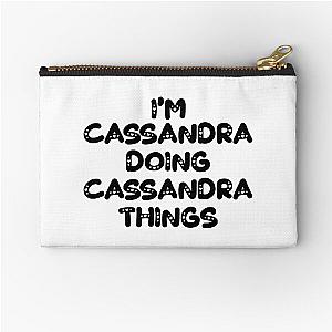 I'm Cassandra Doing Things Zipper Pouch