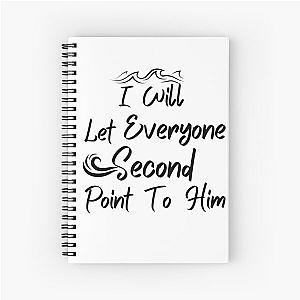 I Will Let Everyone Second Point To Him, Casting Crowns. Spiral Notebook