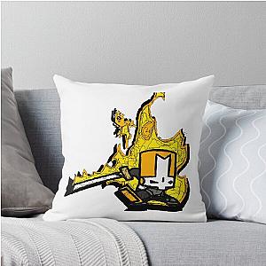 Castle Crashers Orange Knight Throw Pillow