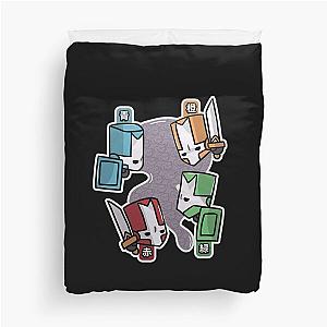 Castle Crashers Knit Duvet Cover