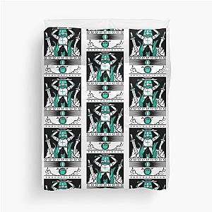Castle Crashers Heraldry of the Green Knight Duvet Cover