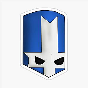 Castle Crashers Blue Knight Head Sticker (2019 Remaster)