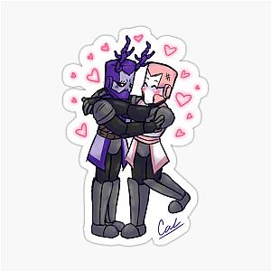 Castle Crashers Pink Knight Sticker