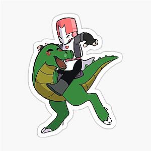 Castle Crashers Pink Knight Sticker
