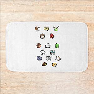 Castle Crashers Animal Sticker Pack and Bath Mat.