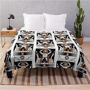 Castle Crashers Heraldry of the Orange Knight Throw Blanket