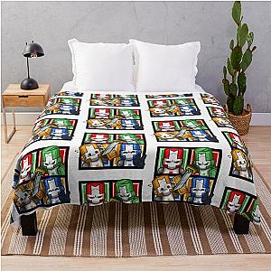Castle Crashers Four Square Throw Blanket