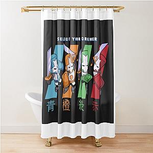 Castle Crashers in Time Shower Curtain