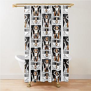 Castle Crashers Heraldry of the Orange Knight Shower Curtain