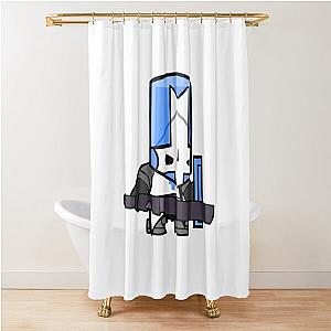 Castle Crashers Blue Knight Shower Curtains
