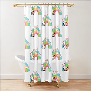 Pink Knight Castle Crashers Fanart Shower Curtain
