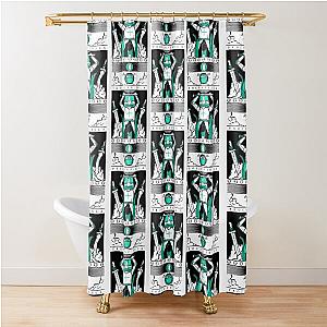 Castle Crashers Herald of the Green Knight Shower Curtain
