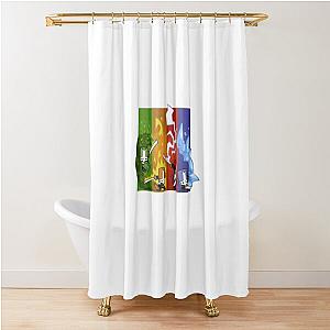 Castle Crashers Lightweight Hoodie Shower Curtain