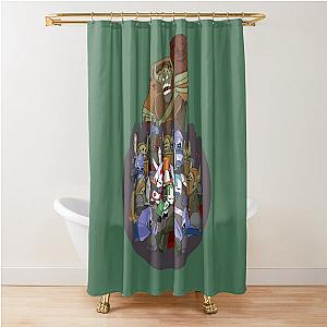 Castle Crashers 4 Swords Essential Shower Curtain