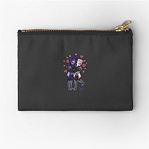 Castle Crashers Purple Knights Zipper Pouch