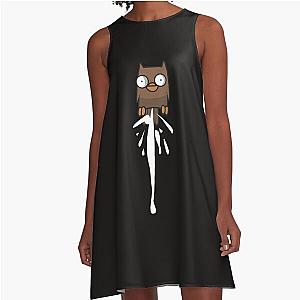 Castle Crashers Owl Pooping Essential A-Line Dress