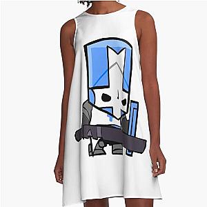 Castle Crashers Blue Knight A Line Dress
