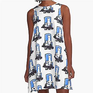 Castle Crashers Blue Knight A-Line Dress