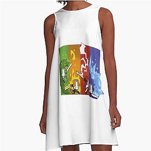 Castle Crashers Hoodie A Line Dress