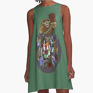 Castle Crashers 4 Swords Style Essential A Line Dress