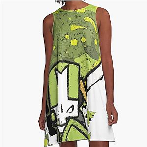 Castle Crashers Green Knight A-Line Dress