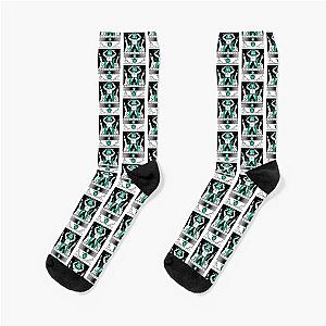 Castle Crashers Heraldry of the Green Knight Socks